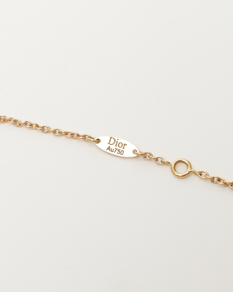 Christian Dior Dioramour 18k Gold Necklace With Diamond