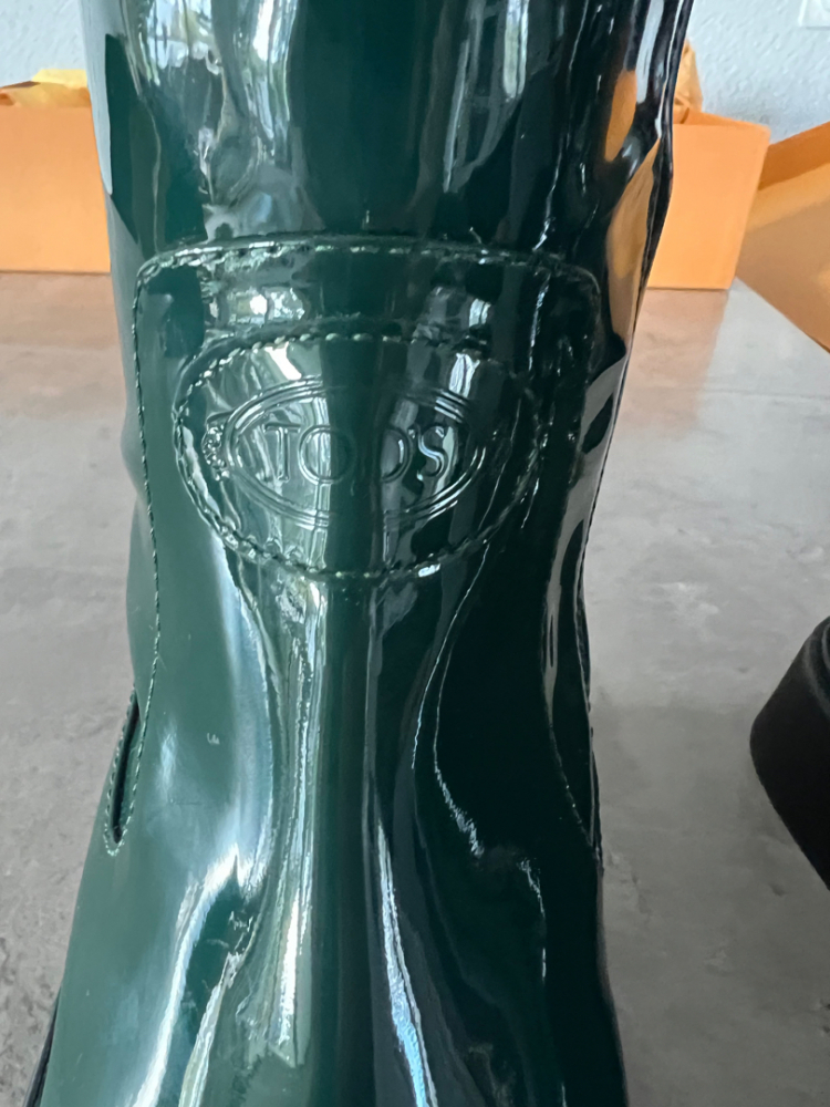 Tod's Bottes vertes à hauteur de genou