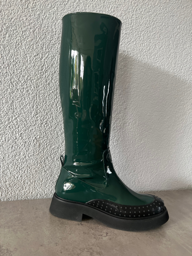 Tod's Bottes vertes à hauteur de genou