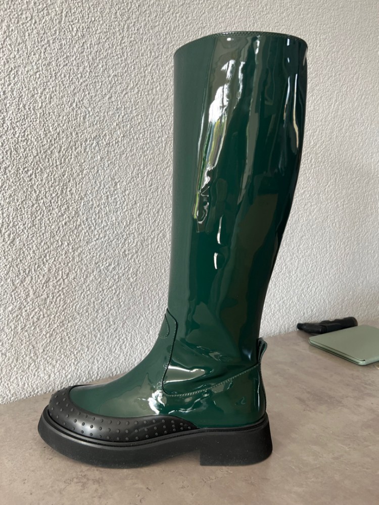 Tod's Bottes vertes à hauteur de genou