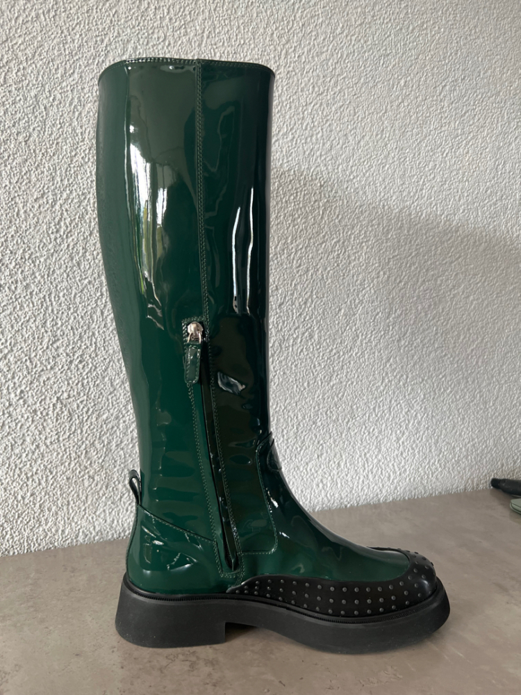 Tod's Bottes vertes à hauteur de genou