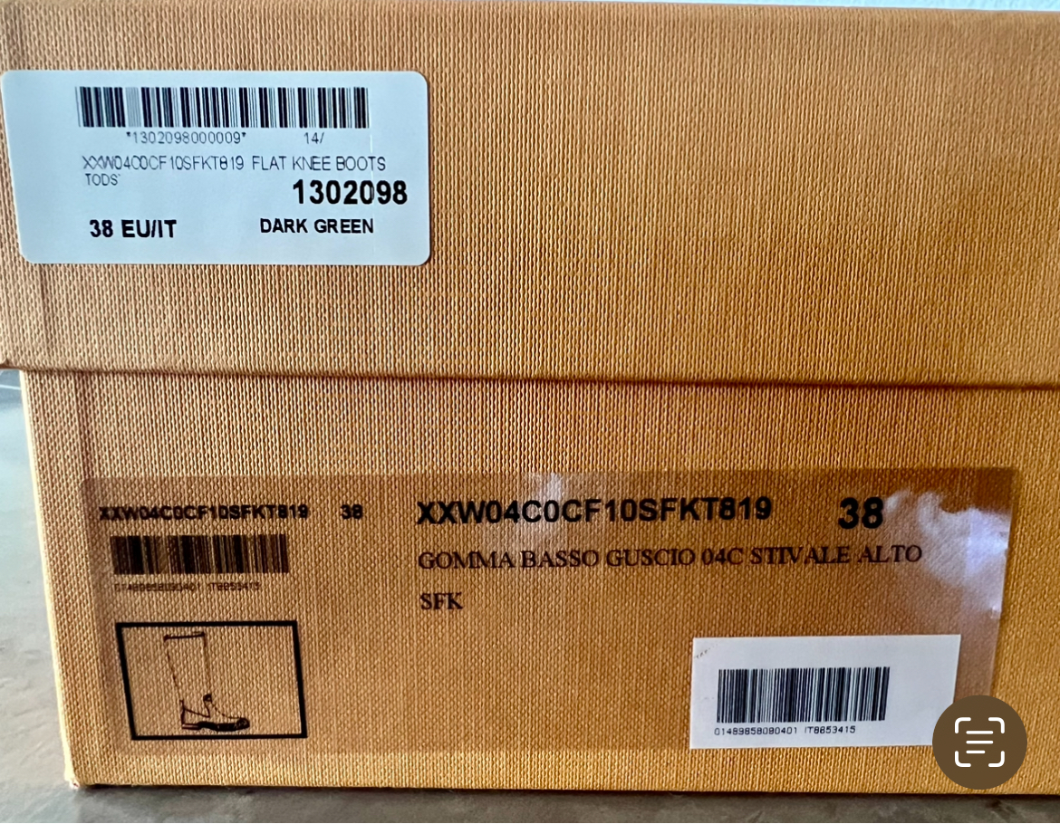 Tod's Bottes vertes à hauteur de genou