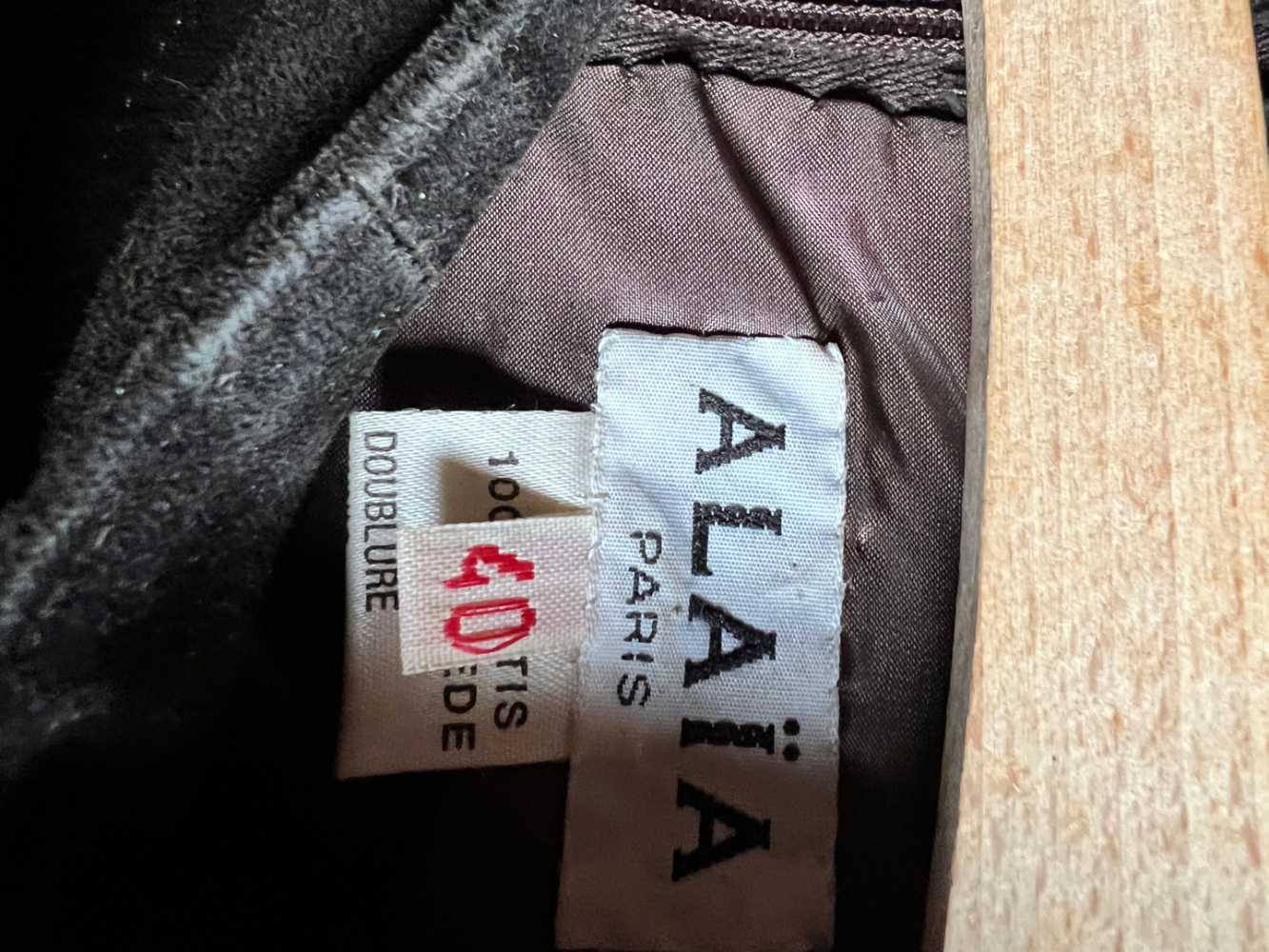 Alaïa Chemise  en daim