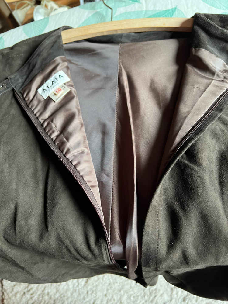 Alaïa Chemise  en daim