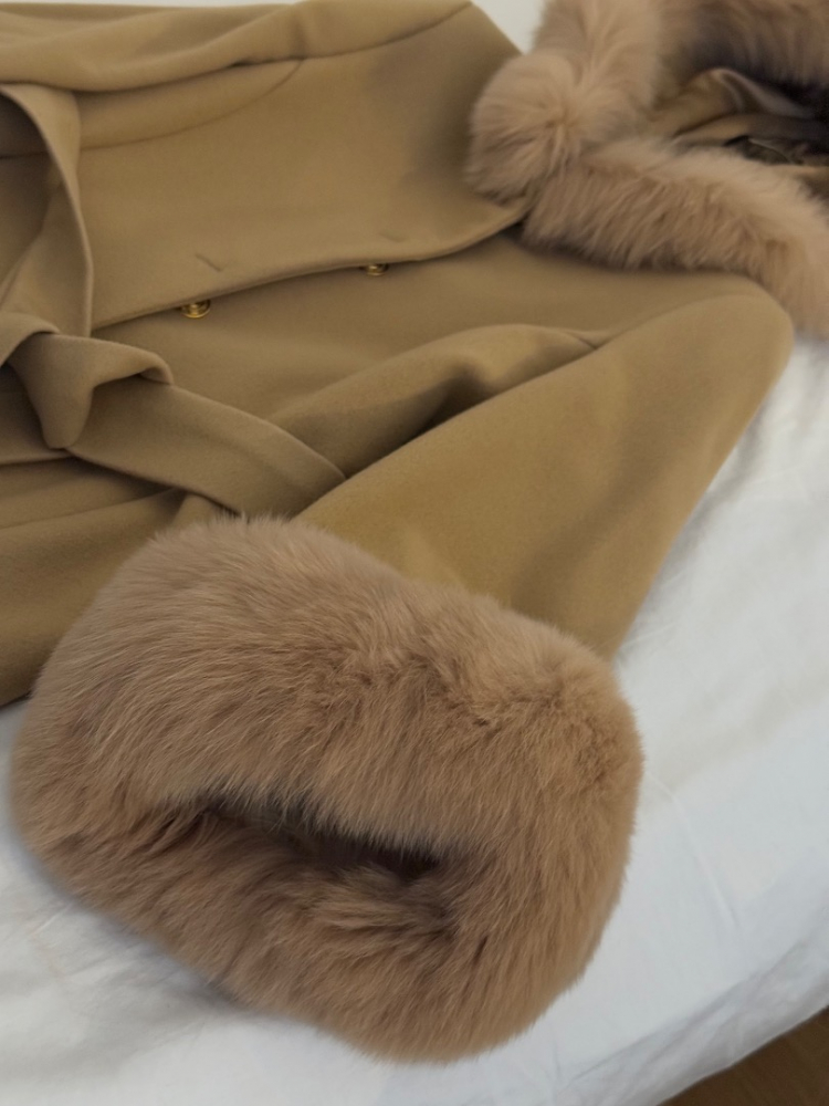 Flavio Castellani Wool - Fox Coat