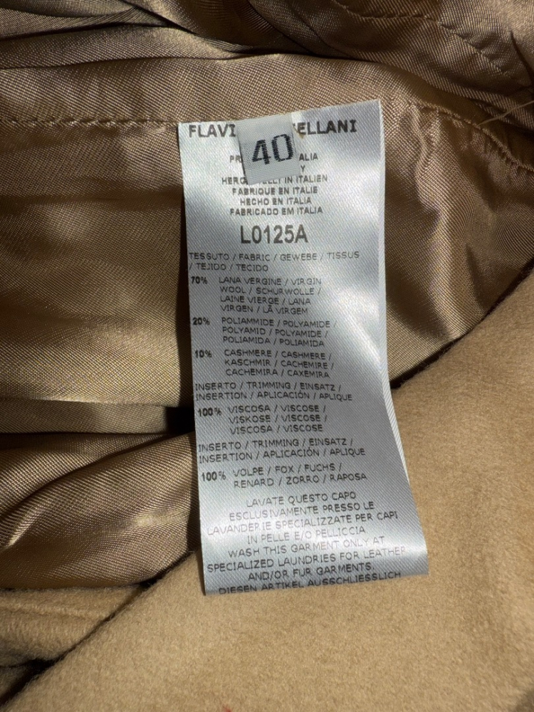 Flavio Castellani Wool - Fox Coat