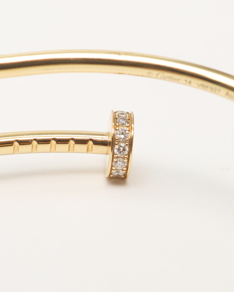 Cartier Juste Un Clou Bracelet With Diamonds Full Set