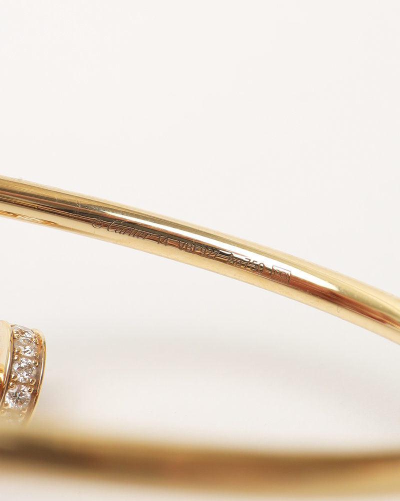Cartier Juste Un Clou Bracelet With Diamonds Full Set
