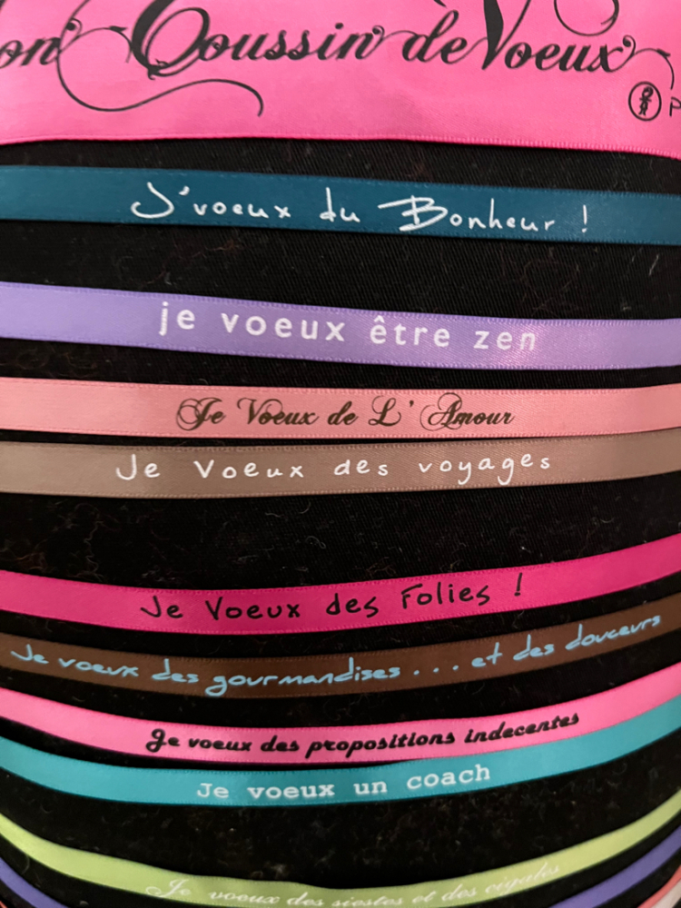 Pascale Risbourg Coussin de voeux