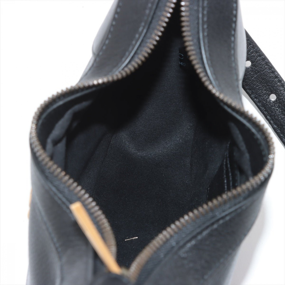 Gucci Aphrodite Small Leather 2-Ways Hobo Shoulder Bag Black