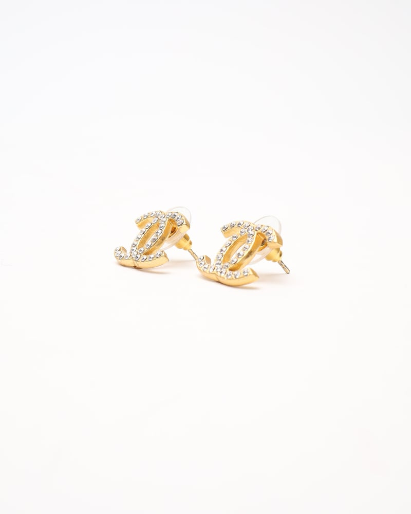 Chanel Icon Series Rhinestone Earrings