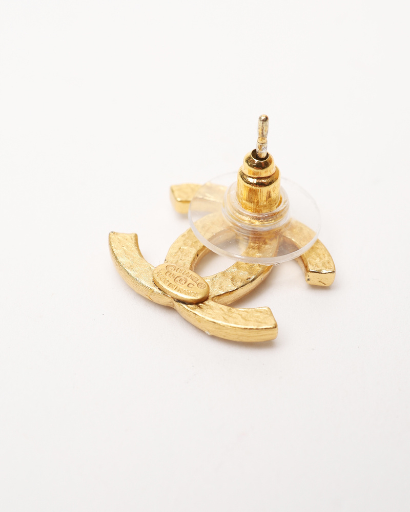 Chanel Icon Series Rhinestone Earrings