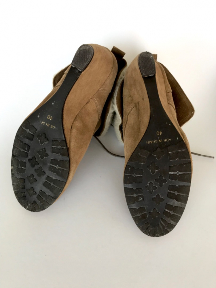 CAROLL Paris Bottines moutonnées