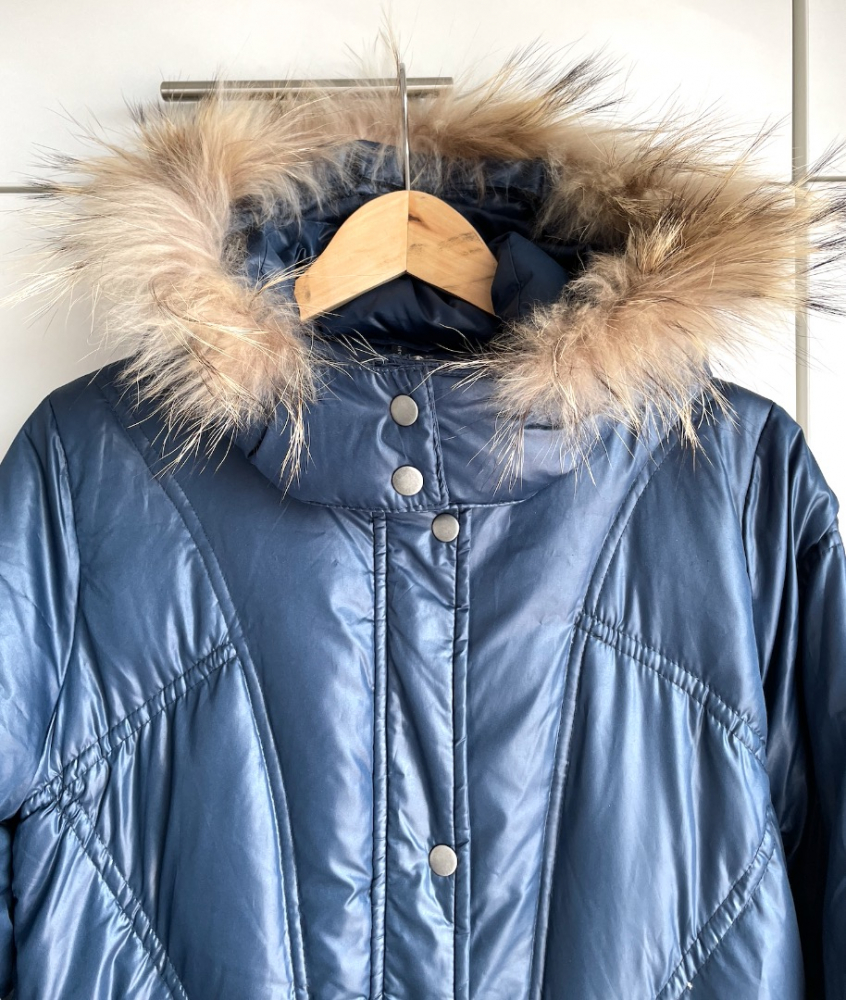 Naf Naf Daunenjacke himmelblau