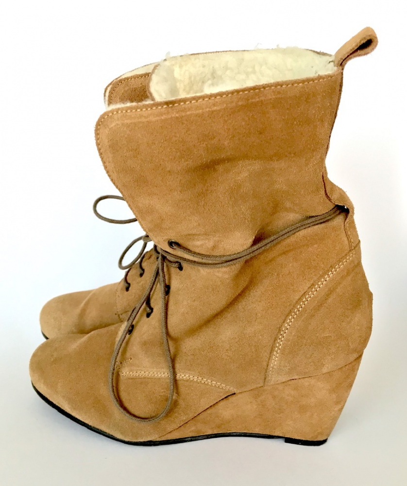 CAROLL Paris Bottines moutonnées