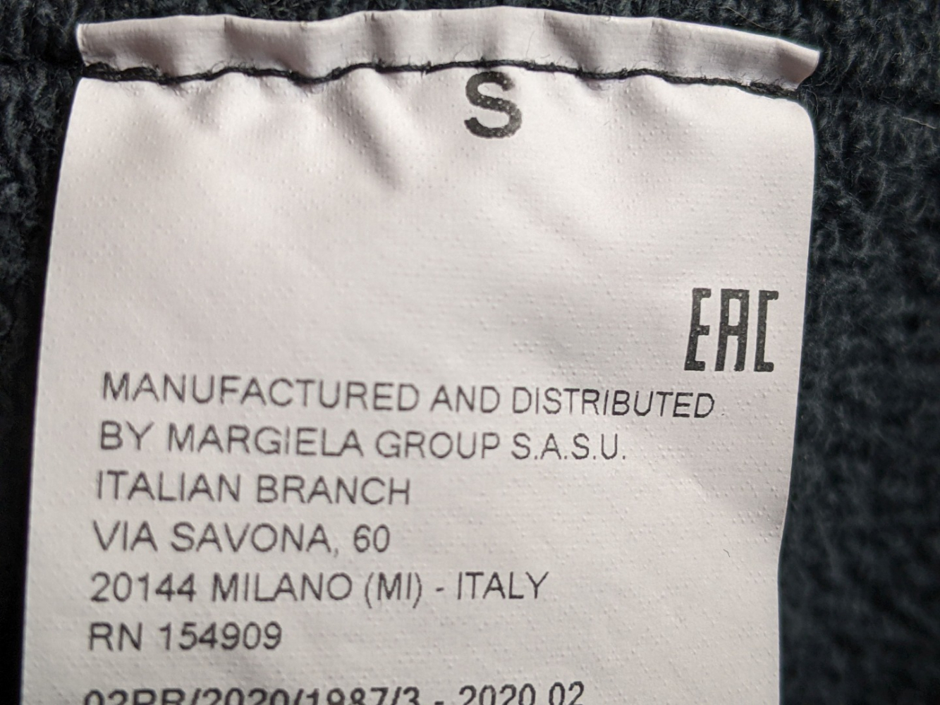 Maison Martin Margiela Hoodie Kleid-Sweatshirt grunge/oversized