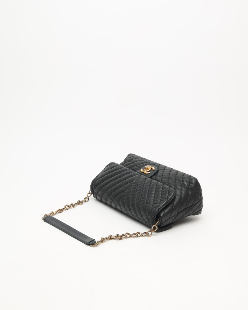 Chanel Chevron Single Flap Bag
