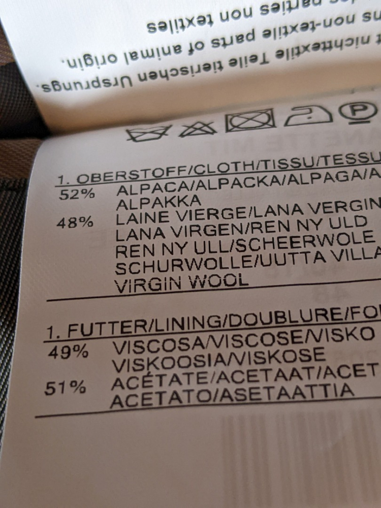 Agnona Alpaca-laine-fox coat 44