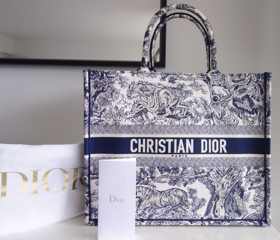 Christian Dior Sac Dior Book Tote large