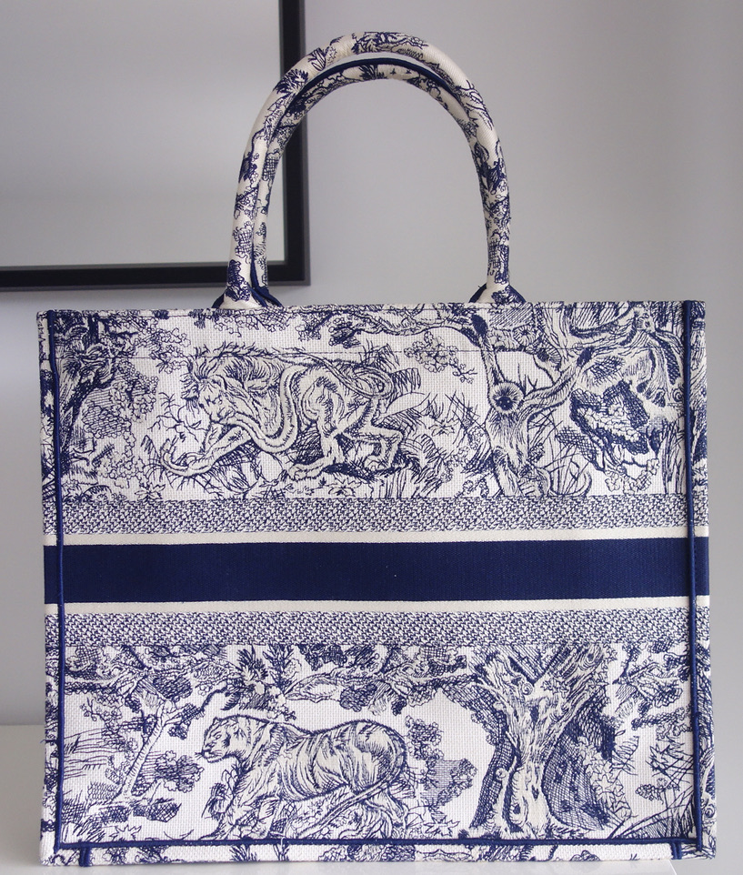 Christian Dior Sac Dior Book Tote large