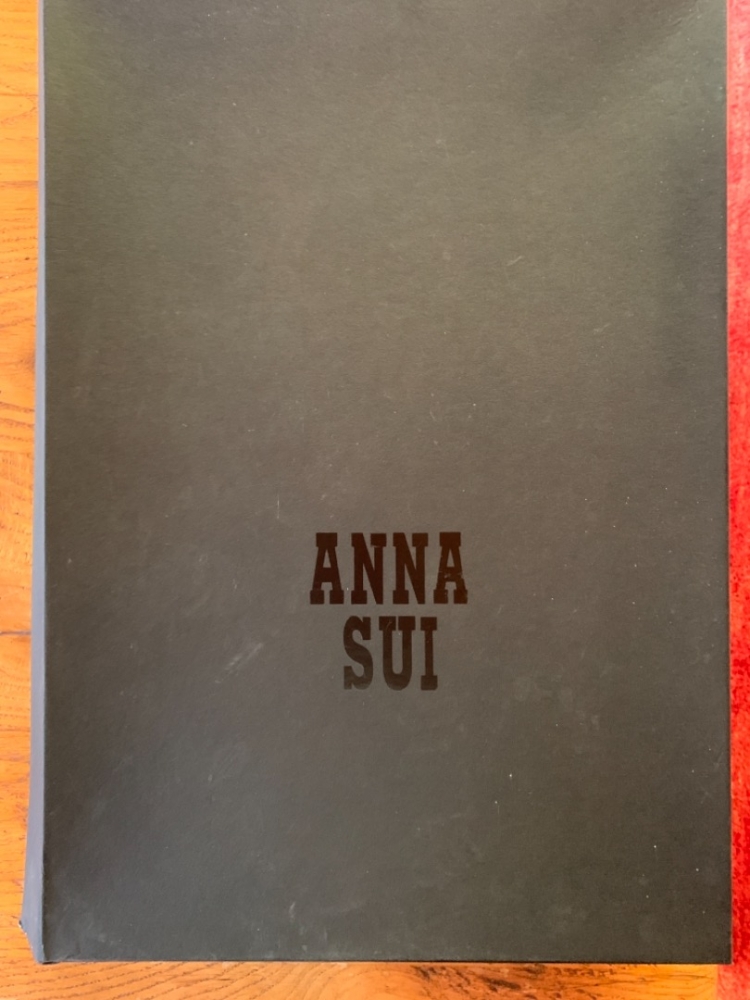 Anna Sui Suede espadrille wedge boots