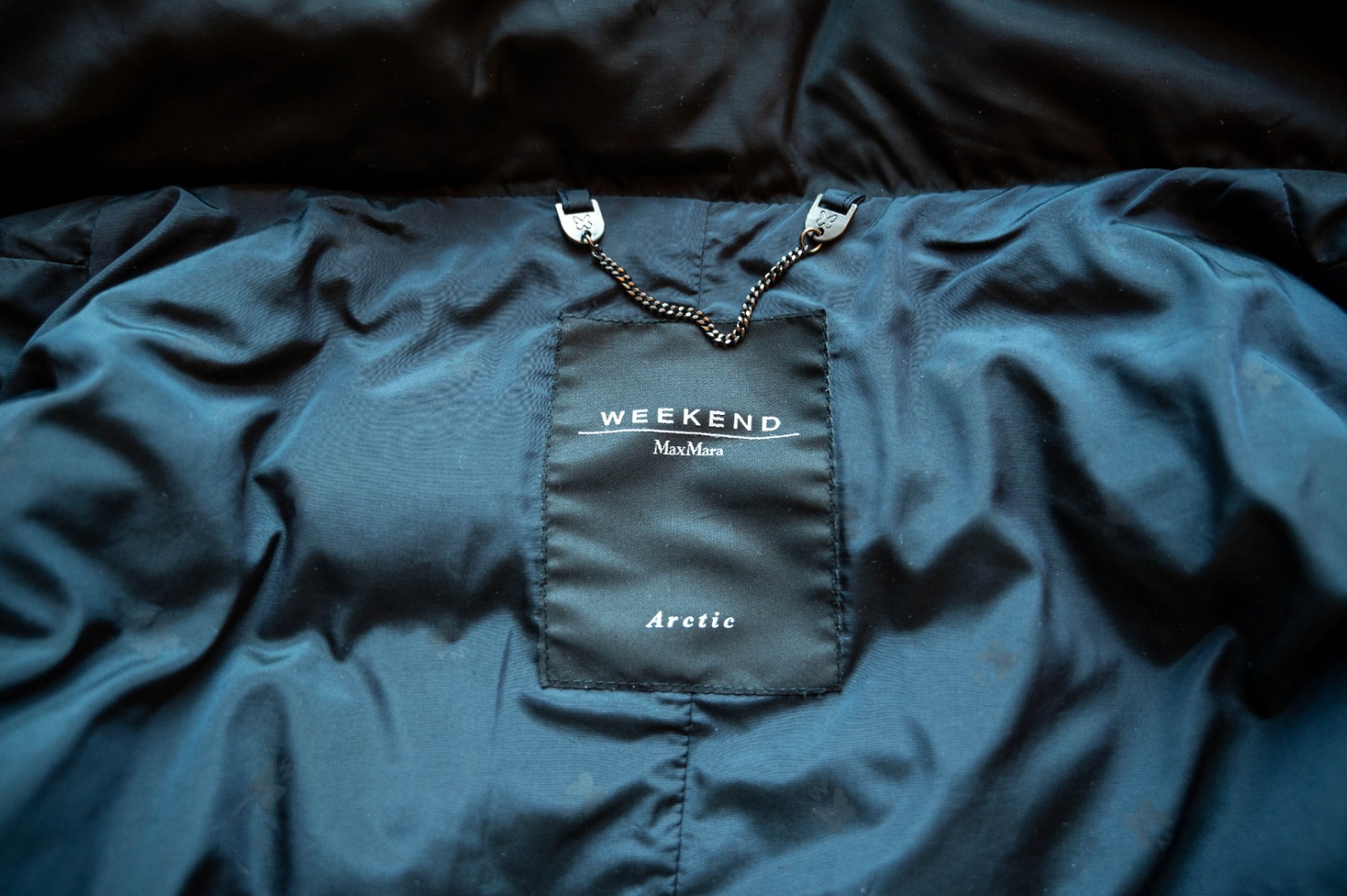 Weekend Max Mara Winter-Daunenjacke mit abnehmbarer Kapuze mit Echtpelzbesatz