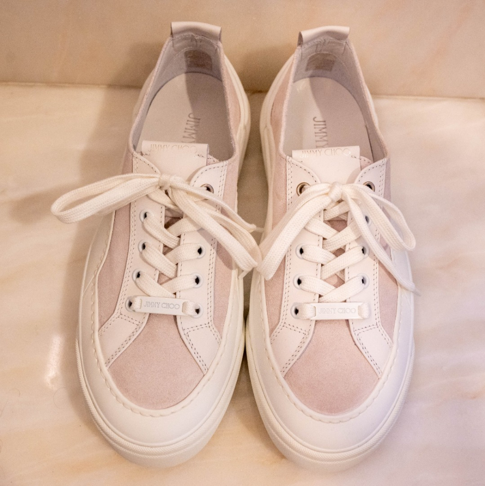 Jimmy Choo Miami - Sneakers en cuir et en daim