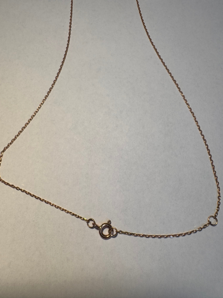 Pascale Monvoisin Collier pendentif ou rose 9k