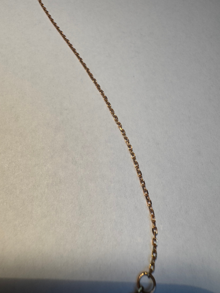 Pascale Monvoisin Collier pendentif ou rose 9k