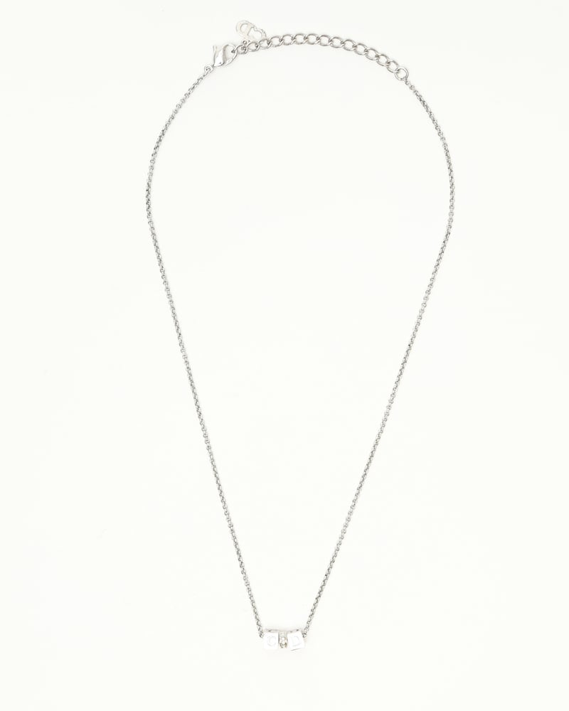 Christian Dior Cube Rhinestone Necklace