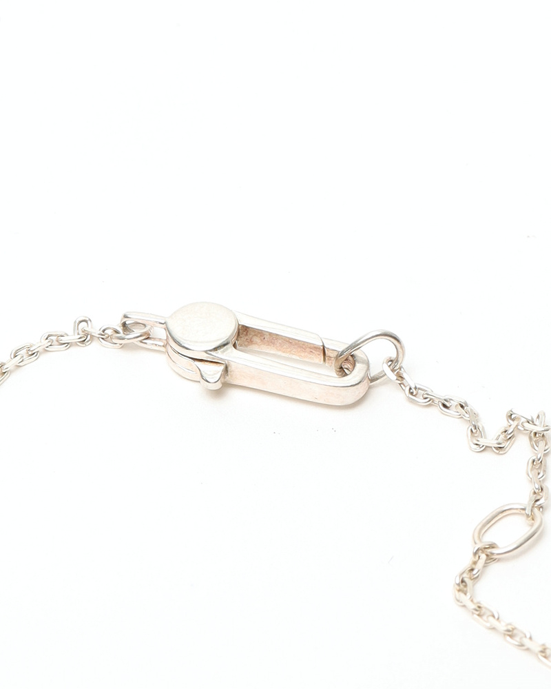 Gucci Square Plate Silver Necklace