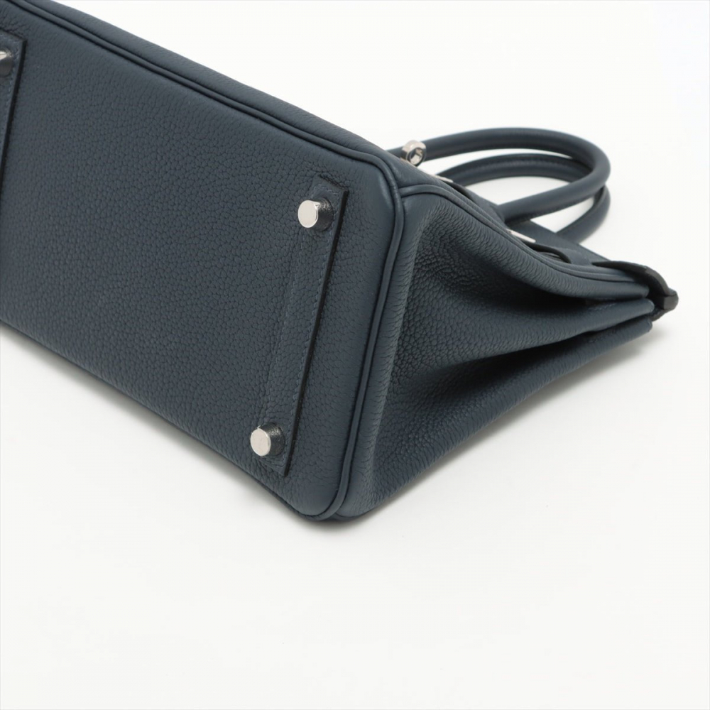 Hermès Birkin 25 Togo Blue Nuit Palladium Hardware