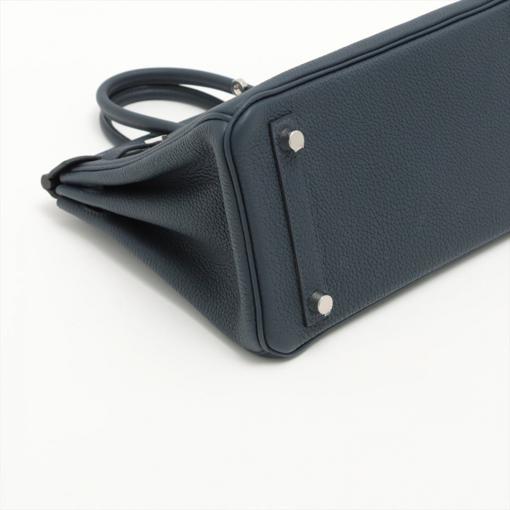 Hermès Birkin 25 Togo Blue Nuit Palladium Hardware