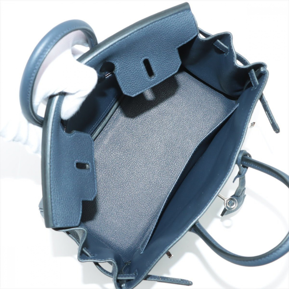 Hermès Birkin 25 Togo Blue Nuit Palladium Hardware
