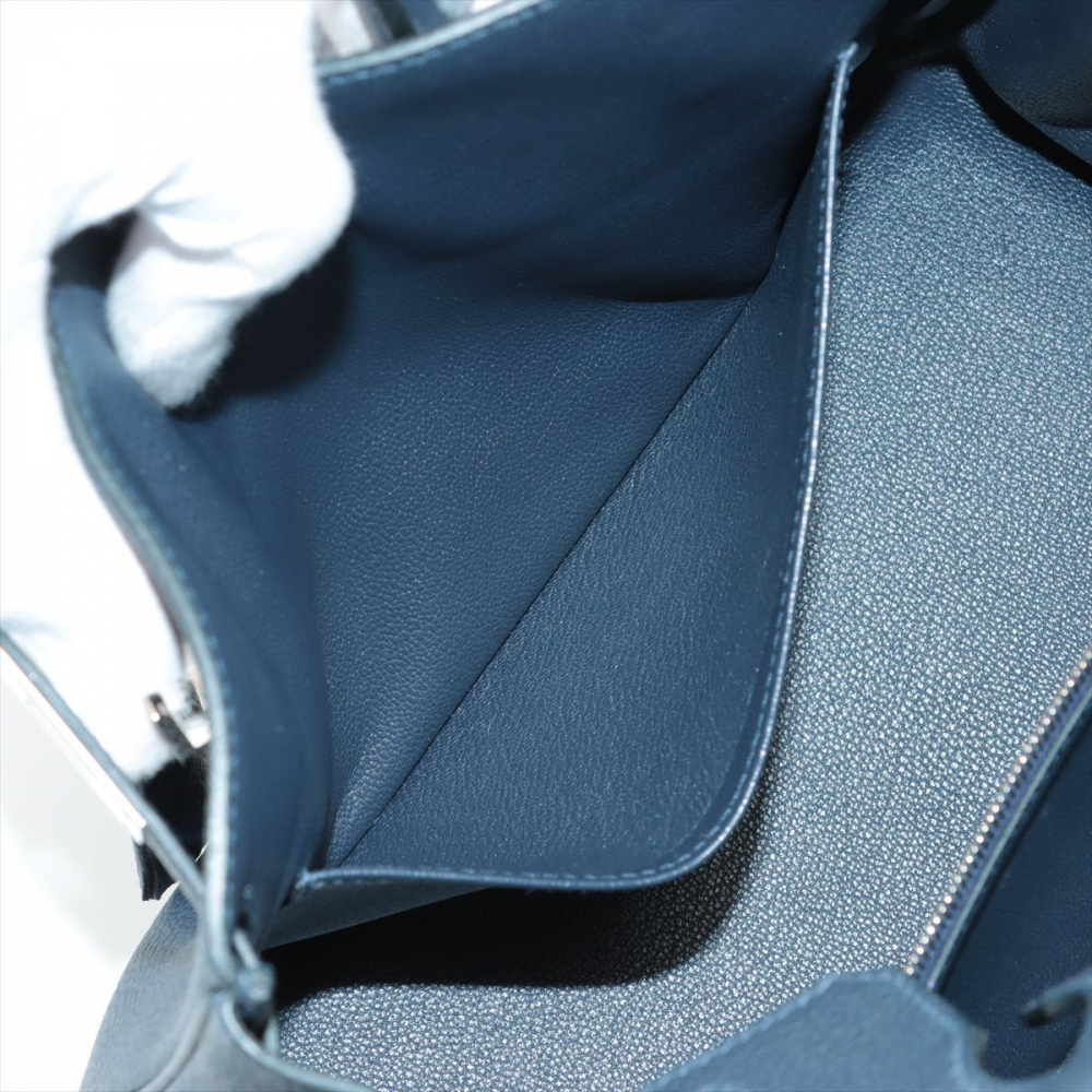 Hermès Birkin 25 Togo Blue Nuit Palladium Hardware