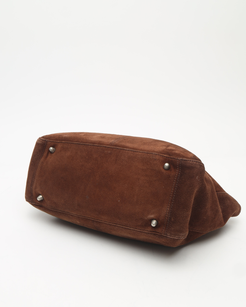 Fendi Suede Ff Handbag