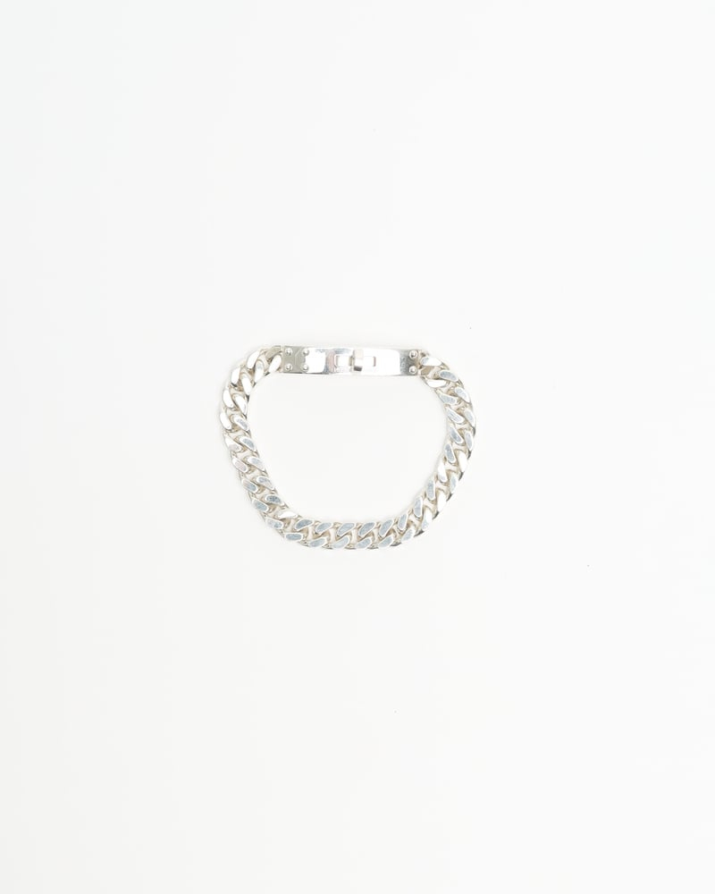 Hermès Kelly Gourmetto Silver Bracelet