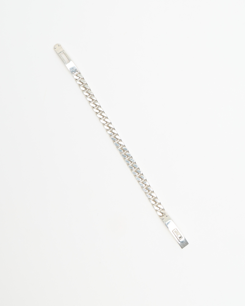 Hermès Kelly Gourmetto Silver Bracelet