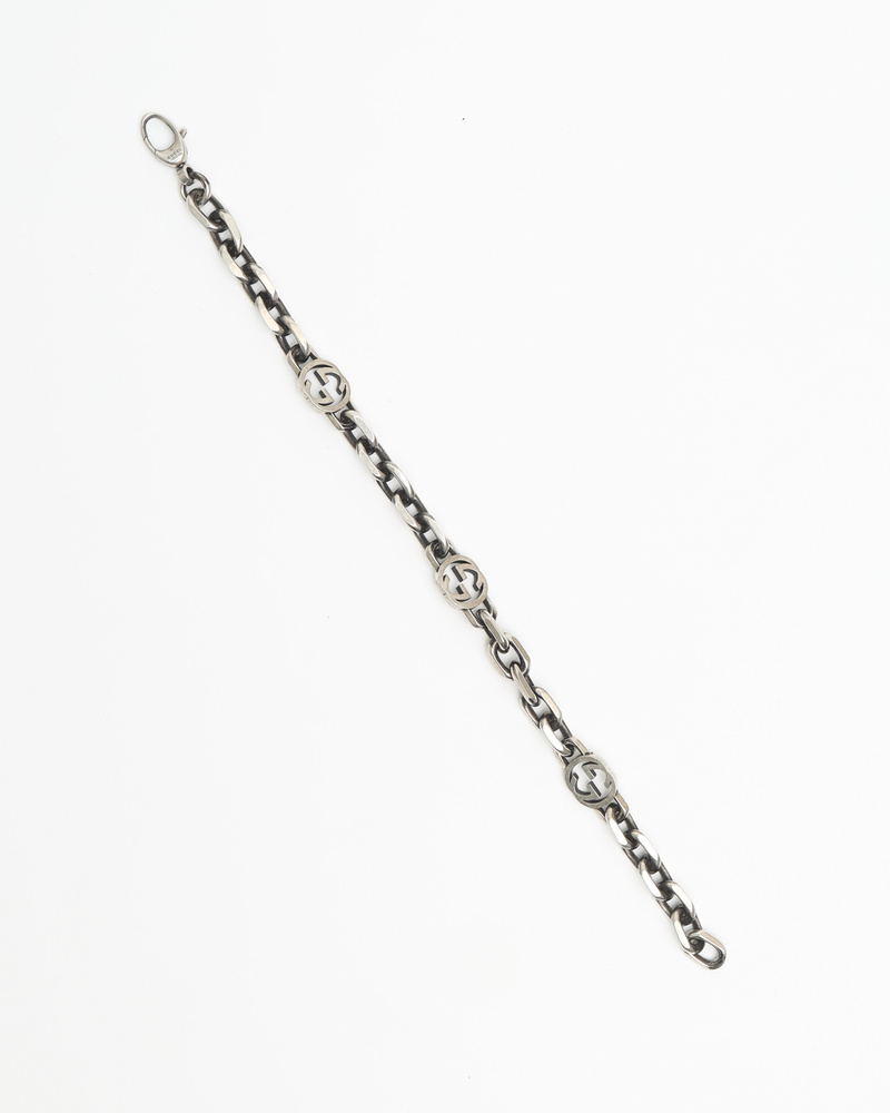 Gucci Diamantissima Plate Silver Bracelet