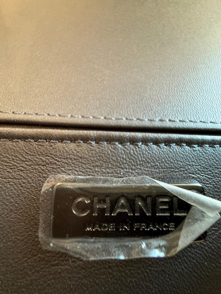 Chanel Small Boy Bag Stingray Grey