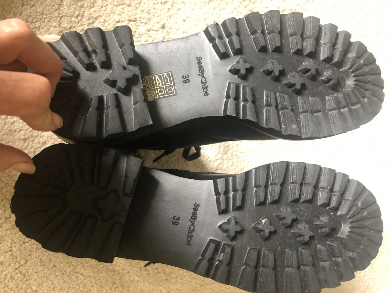 See By Chloé Schnürboot Mallory