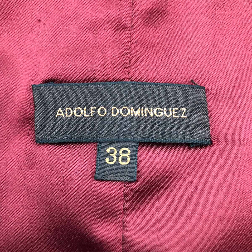 Adolfo Dominguez veste en laine feutrée rouge