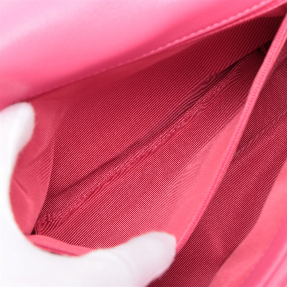 Chanel 19 Medium Matelassè Lambskin Leather 2-Ways Flap Handbag Pink