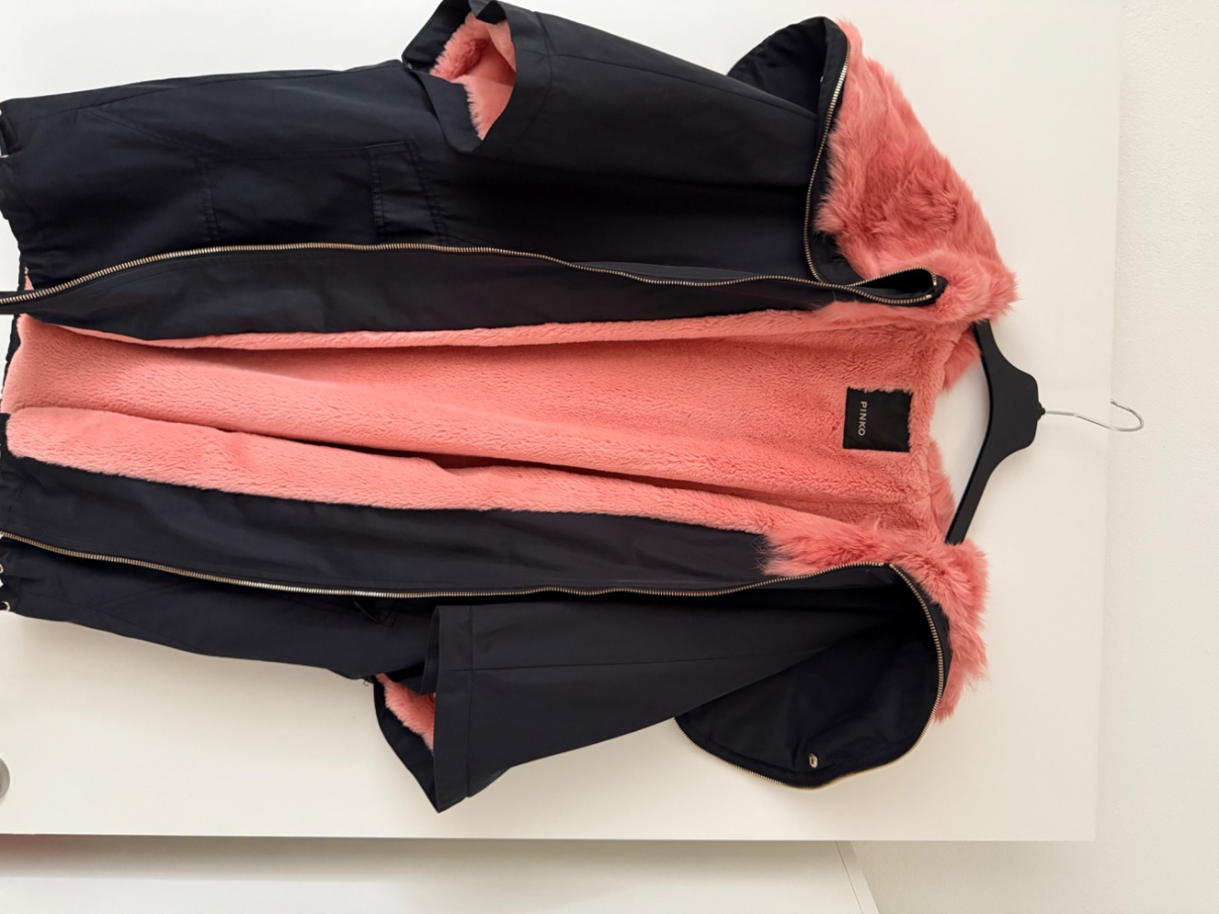 Pinko Rabbit Cape Always Fight For Love Oversized Poncho