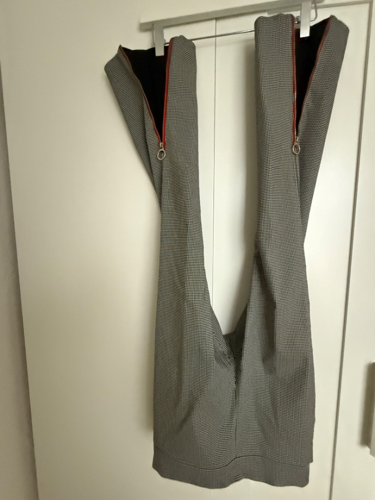 Pinko Schwarz-beige Prince of Wales Stretch-Hose