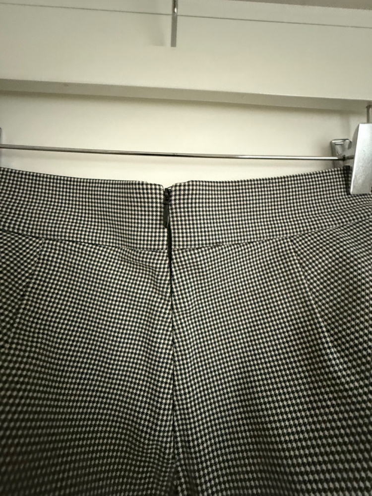 Pinko Schwarz-beige Prince of Wales Stretch-Hose