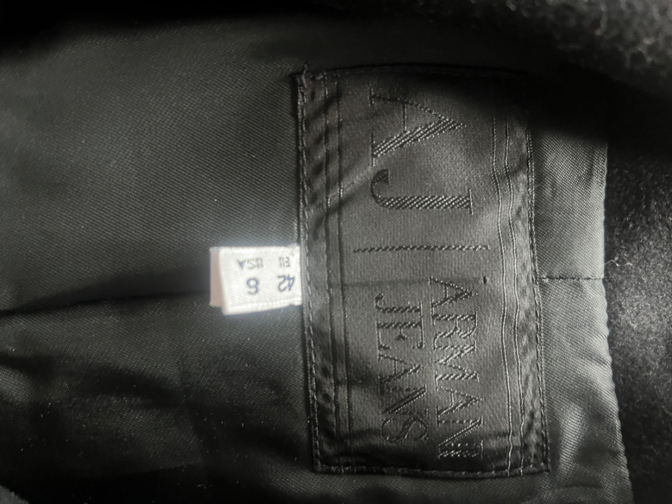 Armani Jeans Mantel aus Wollle, Polyamid, Kaschmir