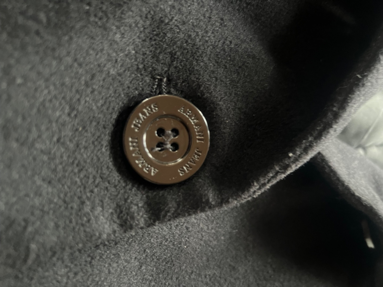 Armani Jeans Mantel aus Wollle, Polyamid, Kaschmir