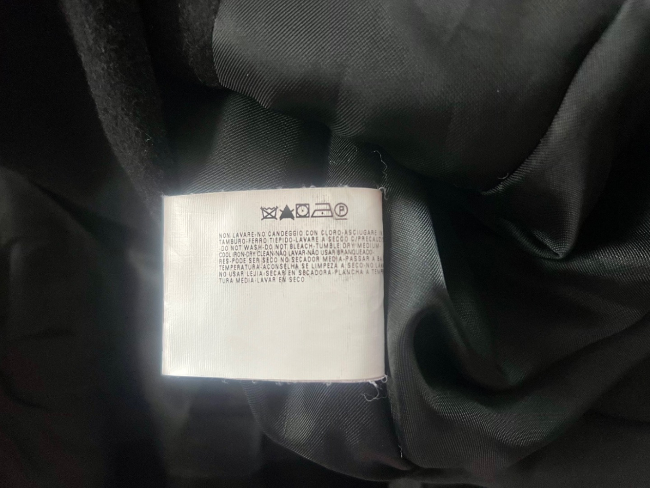 Armani Jeans Mantel aus Wollle, Polyamid, Kaschmir