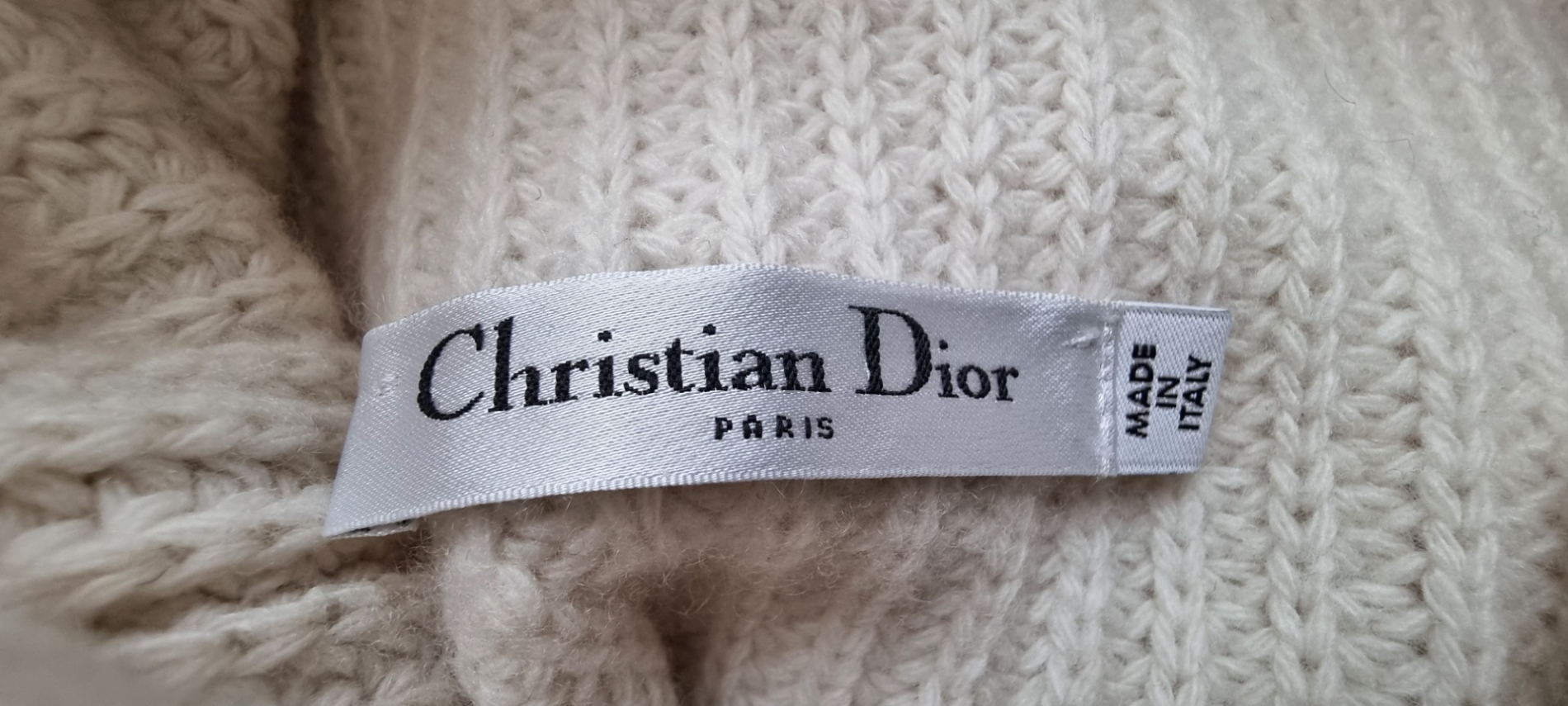 Christian Dior Wolle Pullover